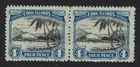 Cook Is. Port of Avarua 4d Pair PERF 14! 1932 MNH SG#103a MI#33C