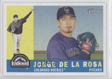 2009 Topps Heritage Jorge de la Rosa #61 0a1