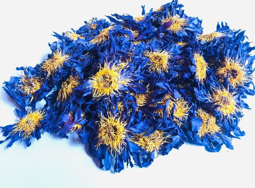 Organic Natural Blue Lotus Nymphaea Caerulea Star Lotus Dried 500 Flowers Tea