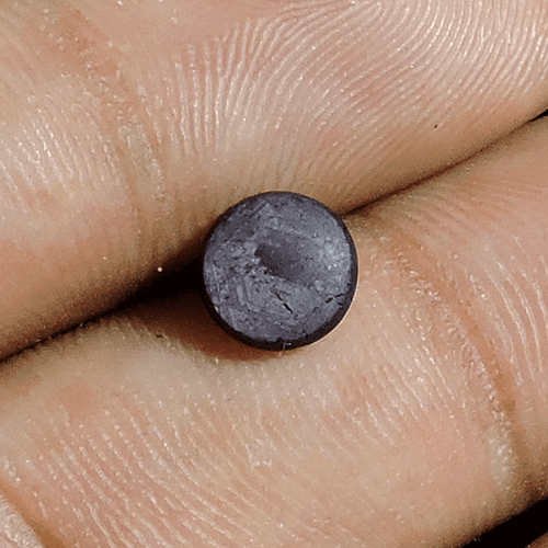 Piedras preciosas cabujón cabujón redondo rubí estrella seis rayos natural de 2,20 quilates fabricación de joyas - Imagen 2 de 2