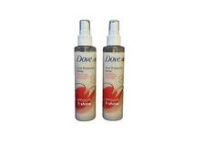 Dove 6.1 Oz Smooth & Shine 450 Degree Heat Protect Spray, 2 bottles