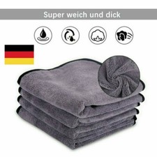 4tlg Auto Pflegetücher KFZ Microfasertuch Mikrofaser Poliertuch Reinigung Set