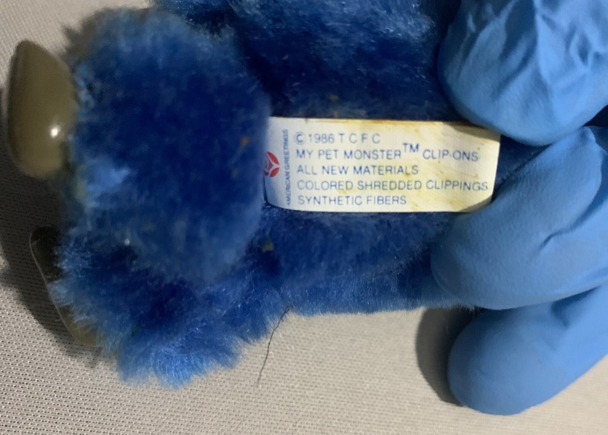 Rare Vintage 1986 AmToy My Pet Monster Mini Topper Hugger