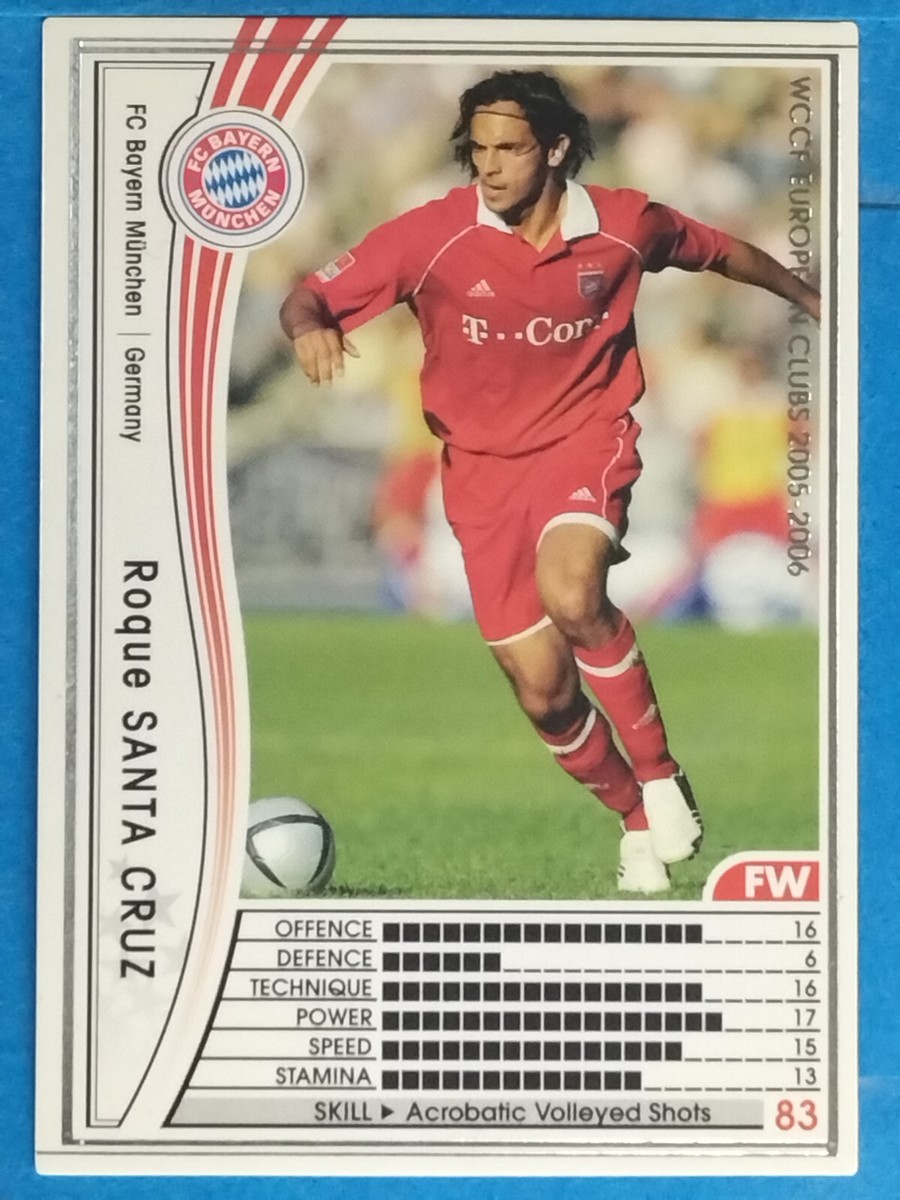 WCCF European Clubs 144/336 2005-2006 Roque Santa Cruz Japan Pre