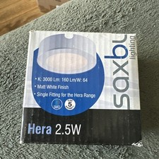 Saxby 90126 Hera CCT Colour Selectable LED Cabinet Light 2.5w White Finish  