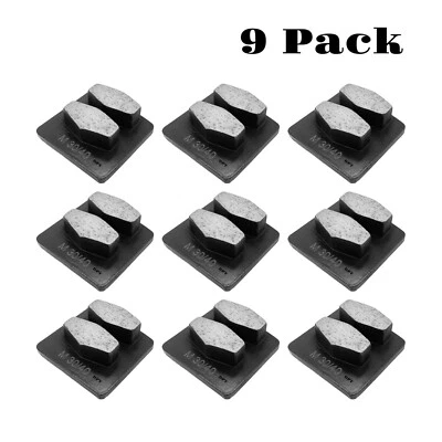 DPT 9 Pack Grinding Discs for Husqvarna PG Concrete Grinders Medium Bond 30 Grit