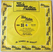 MARTHA & THE VANDELLAS EP 7" PROMO Wild One NORTHERN SOUL Rare FOREIGN Ed. 1966