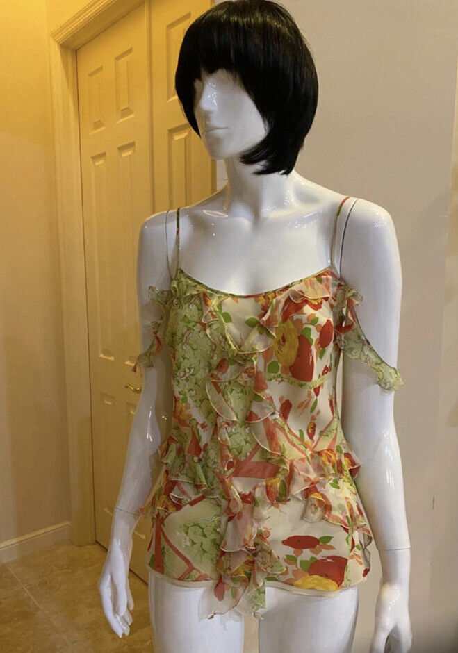 Vintage John Galliano For Christian Dior Blouse Silk Chiffon Vintage John Galliano For Christian Dior Blouse Silk Chiffon