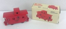 Red Train Caboose Die Cast Miniature Pencil Sharpener New Open Box