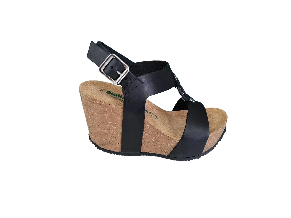 Bionatura Sandalo c zeppa e fibbia Donna Art. 29A2180I GOINER