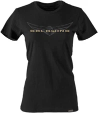Factory Effex Women's Gold Wing Sketched T-Shirt  - Womens Tee