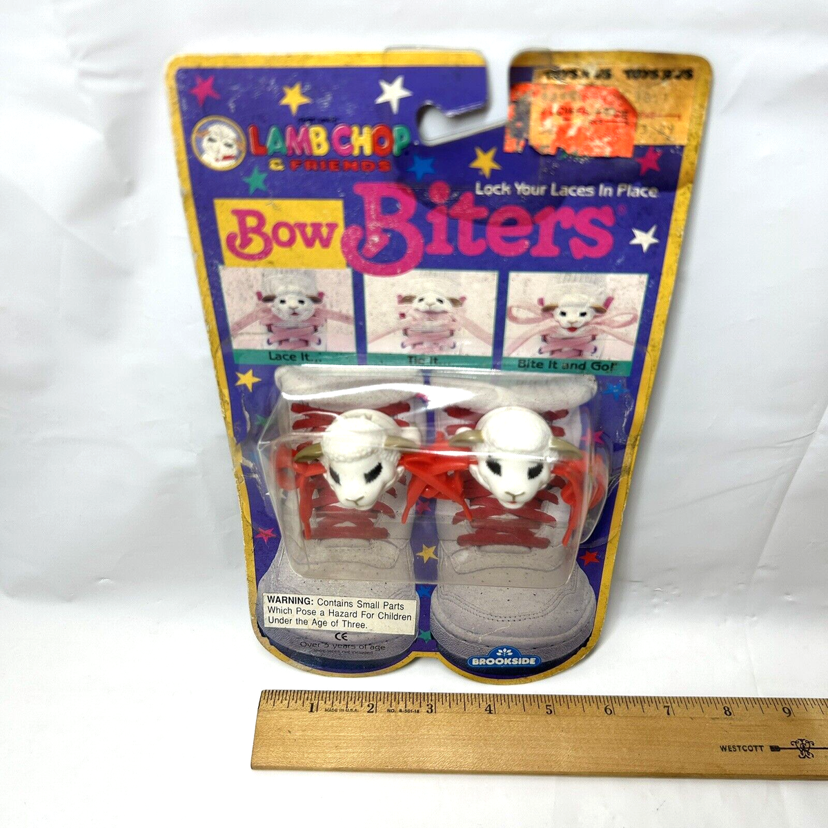 Lamb Chop Bow Biters Shoe Lace Accessories Vintage Brookside 1993