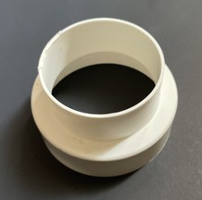 Plastic Trends P654 PVC Reducing Coupling 4 x 3 Dia. in. Hub for Sewer Pipe