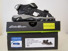 Eddie Bauer Unisex-Child Little Kid Athletic Sandal Black/Grey Camo Size 11