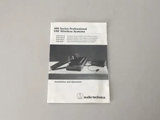 Audio Technica 300 Series Professional VHF Wireless Systems Manual ATW 0321 0322