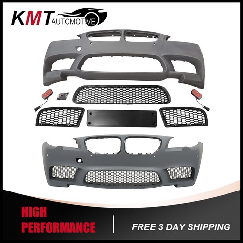 Front Bumper Cover With PDC For 2011-2017 BMW 5 Series Sedan M5 Style ...