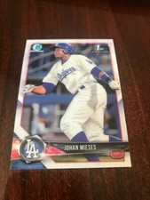 2018 BOWMAN CHROME 1ST CARD RC JOHAN MIESES LOS ANGELES DODGERS - C5585-2