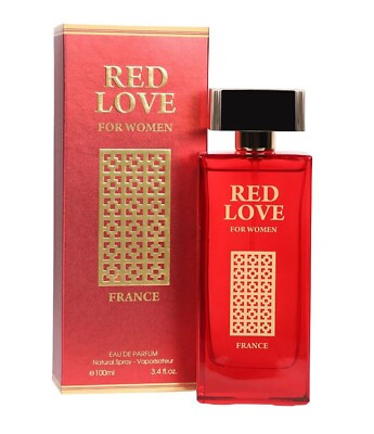 RED LOVE Women's Eau de Parfum 3.4 Oz Spray by Fragrance Couture
