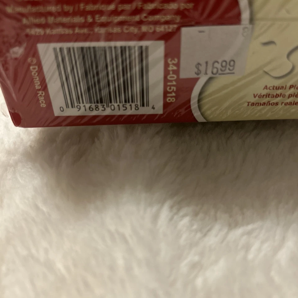 Springbok Red Cardinal Bird 500 PC Puzzle New "Peaceful Moments" Christmas Sled - Image 3 of 4