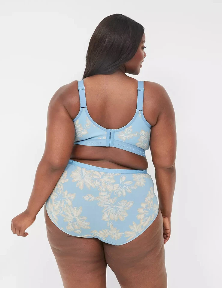 NUEVO Lane Bryant CACIQUE CACTUS FLOR GLACIAR ALGODÓN CALZONCILLO COMPLETO 26 28 Foto 2 de 2