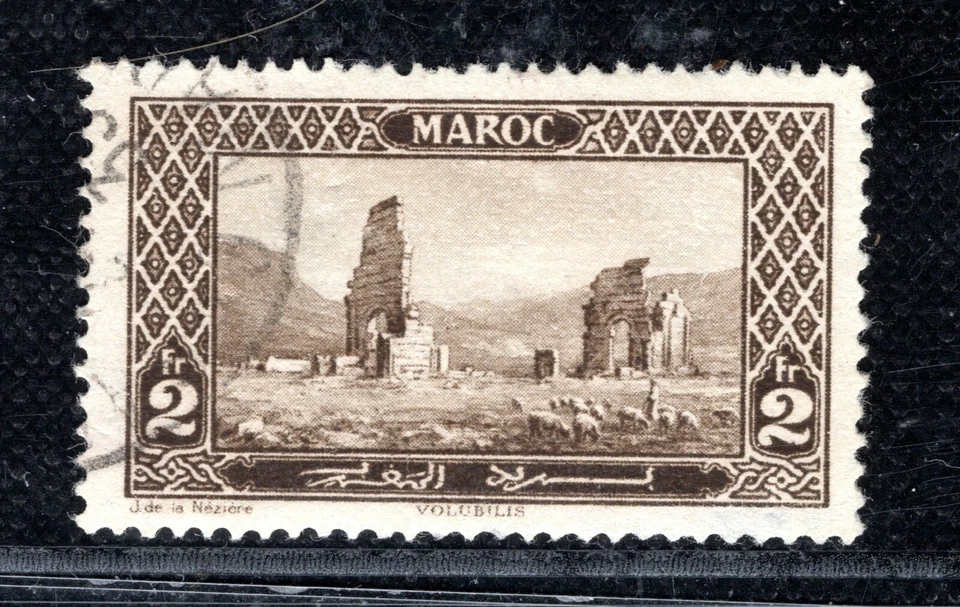 France Colonies MOROCCO Stamp SG.90 2f KEY High Value (1917) Superb Used LIME38 - Image 4 of 4