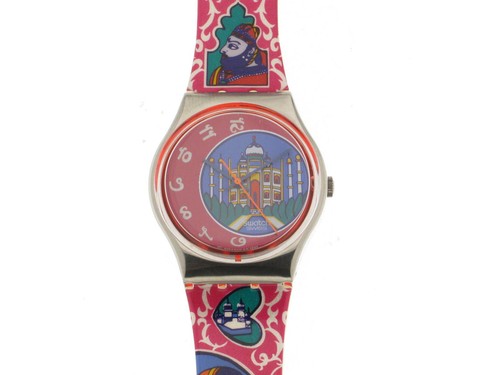 SWATCH Dehli classic quarzo cassa e cinturino plastica colorati new | eBay