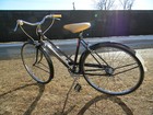 DUNELT Antique English Bycycle Sturmey Archer 3 speed Twist grip control Nice & — photo 4