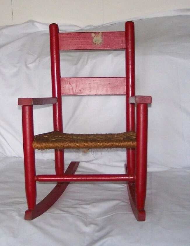 Childs red rocking clearance chair