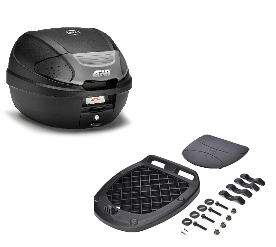 リクエスト2点 GIVI E300NT2B Top Case 30Lt + Universal Plate Honda SFX 50 | eBay
