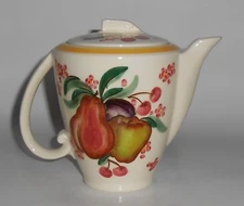 Vernon Kilns Pottery Gale Turnbull Harvest Pint Covered Pitcher