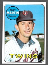 1969 Topps #547 Billy Martin Twins Manager EXMT