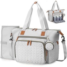 Wickeltasche mit Schnullertasche und Wickelun...