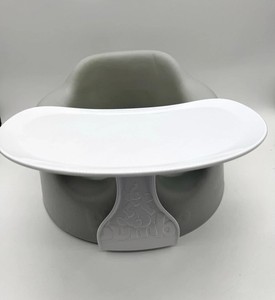 Bumbo Multi Infant Seat - Cool Gray With Safety Harness and Tray