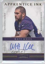 2012 Panini Prominence Apprentice Ink 89/99 Matt Kalil #4 Auto 0s3