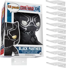 12 Pack Clear Acrylic Shelf for Funko Pop Boxes Wall Display for Toy Figures