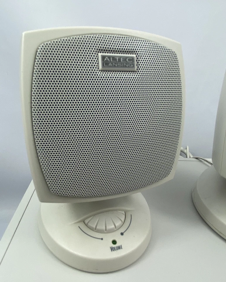 Altec Lansing ACS33 Laptop Computer Speaker System Powered Subwoofer Tested - Image 2 of 4