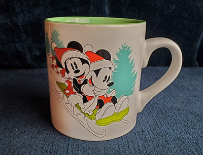 Disney The Holidays Are Better with Friends Coffee Mug Mickey Minnie Cup 14 oz.