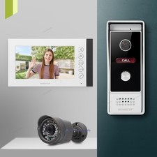 HOMSECUR 7" HD Video Doorphone Intercom Door Bell Night Vision CCTV Camera