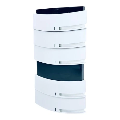 Busch-Jaeger 6327-24G Bedienelement 5-fach mit Raumtemperaturregler / studioweiß