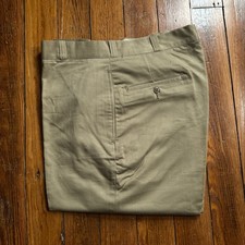 NOS Vintage 1970 s US Military Khaki Pants Trousers Measured 33x32 Chinos
