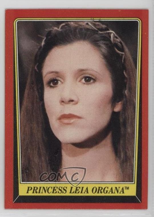 1983 Topps Star Wars: ROTJ Princess Leia Organa Carrie Fisher #5 0y59