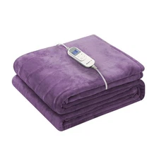 Heated Blanket Electric Full Size 72"x84" with 10 Heating Levels 12 Timer Set...