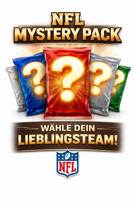 NFL Mystery Football Pack/Box 15 Karten - Pick Your Team | Inserts + Base Cards