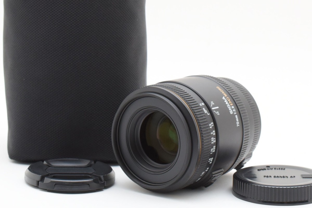 Sigma EX AF 70mm F/2.8 DG MACRO for Canon [Exc+++] w/Case