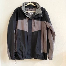 Columbia Sportswear Men's Interchange Ski Jacket Black Gray Omni Tech Size M