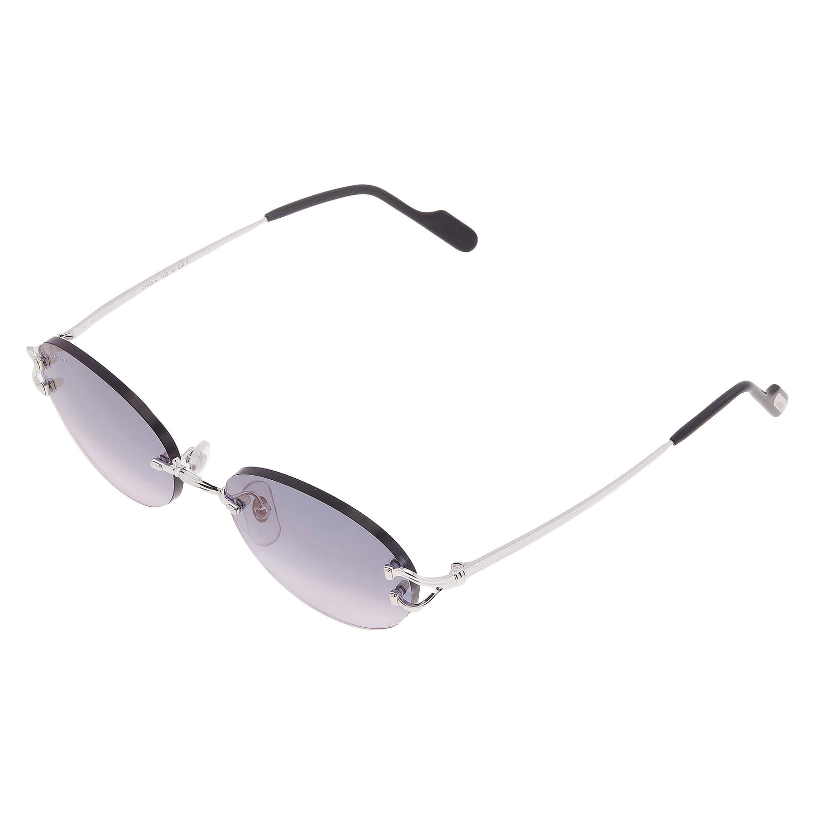 Cartier Blue Oval Unisex Sunglasses CT0551S 003 55 CT0551S 003 55 image 3