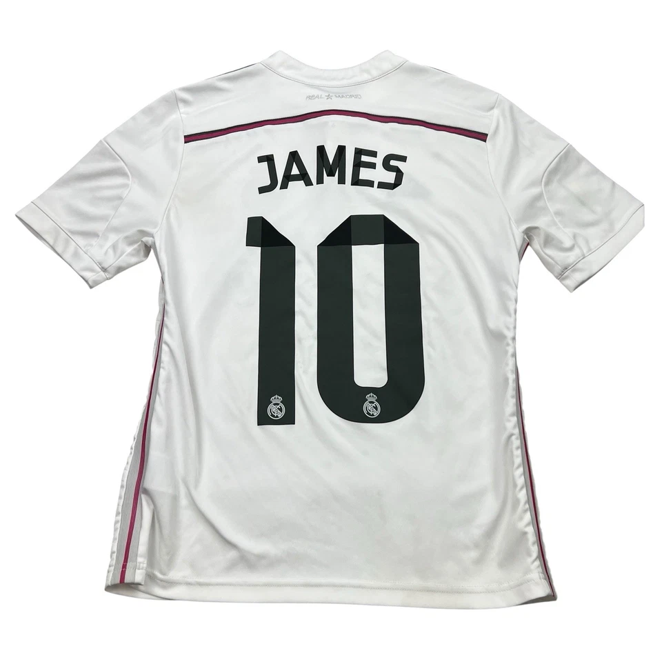 Camiseta de fútbol Adidas Real Madrid kit juvenil talla grande blanca camiseta de fútbol Foto 2 de 4