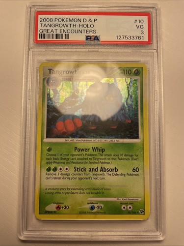 Tangrowth graded PSA 3 for sale on eBay