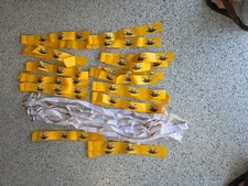 Youth Flag Football Flag Set 12 Belts 24 Flags Yellow