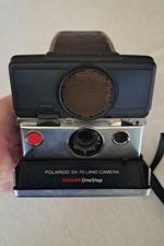 Polaroid SX-70 Land Camera Sonar OneStep Folding SLR Vintage Untested Parts...